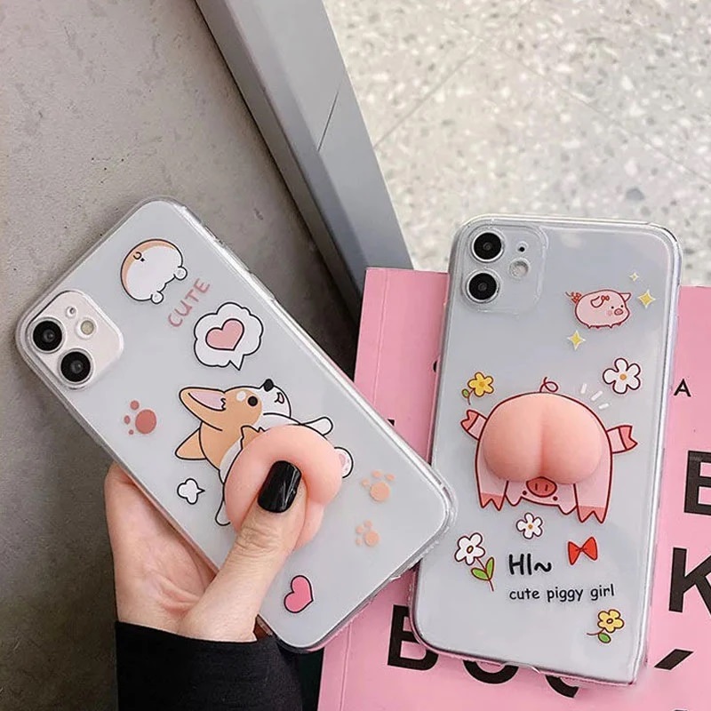 Cute Butt Fidget Phone Case